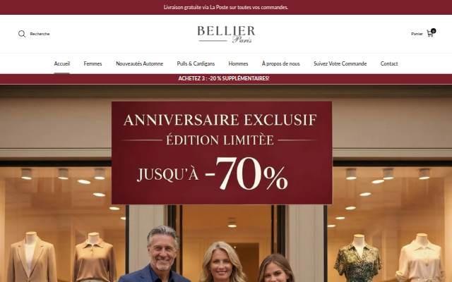Bellier Paris storefront