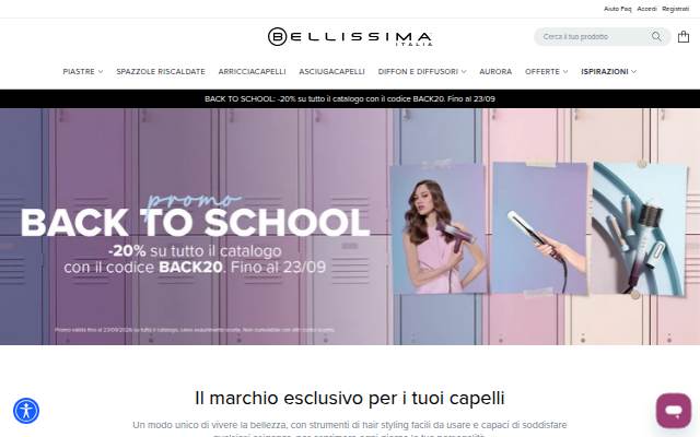 Bellissima Imetec storefront