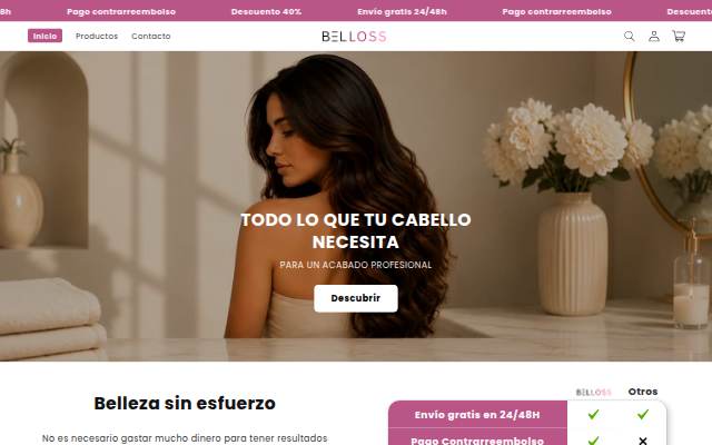 Belloss storefront