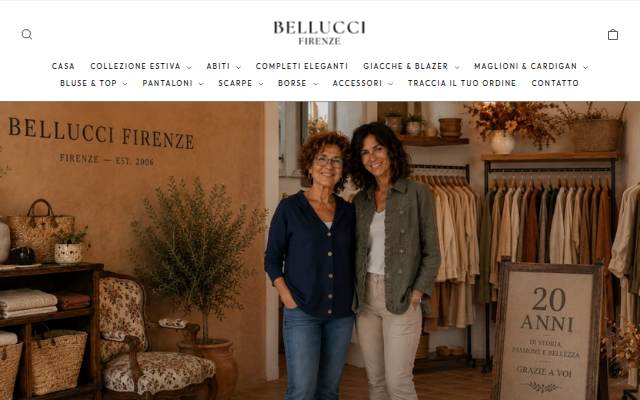 Montra da Bellucci Firenze
