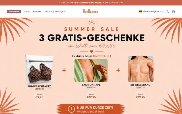 Belluna storefront