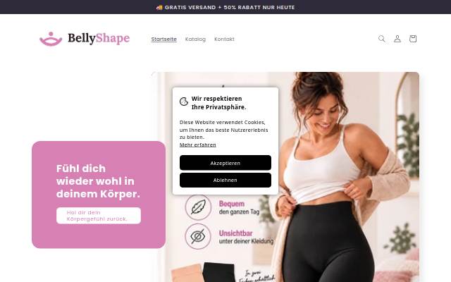 belly-shape.de storefront