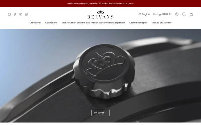 Belvans storefront