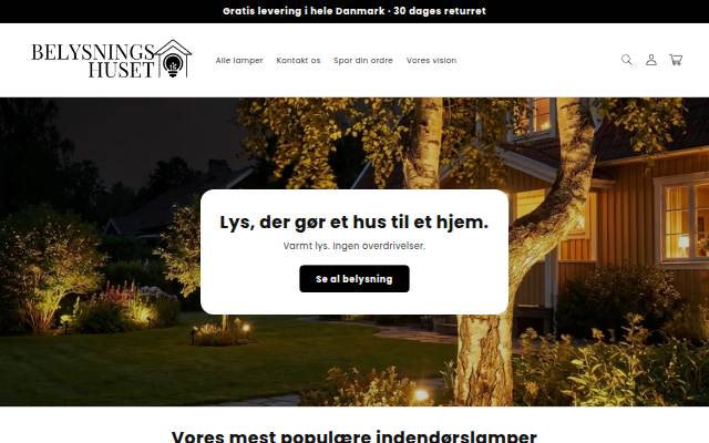 Montra da Belysningshuset