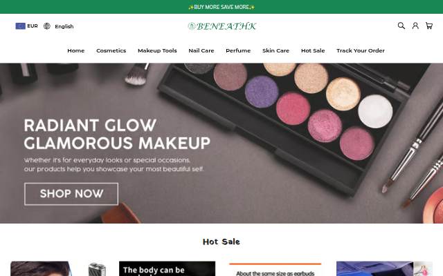 BENEATHK storefront