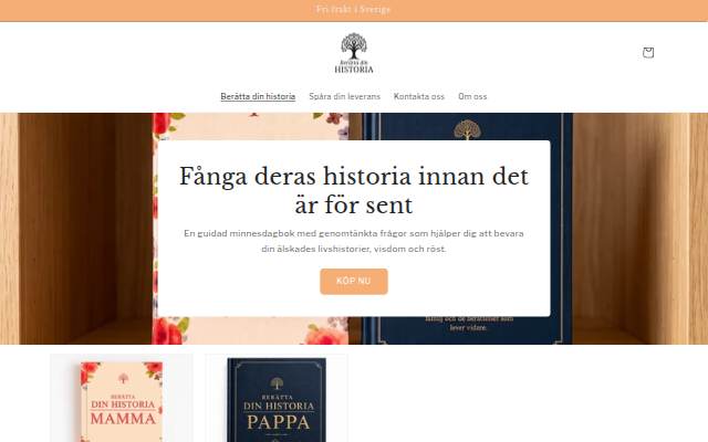 Fortell din historie storefront