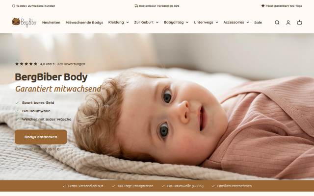 BergBiber GmbH storefront