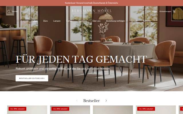 Bergmann Möbel storefront
