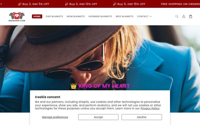 Berquino.com storefront