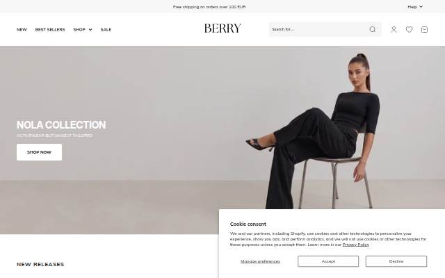 BERRY storefront