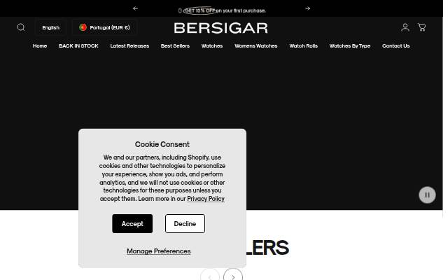 Montra da Bersigar Watches