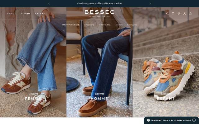 Escaparate de bessec-chaussures