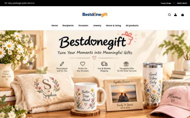 Startseite von bestdonegift