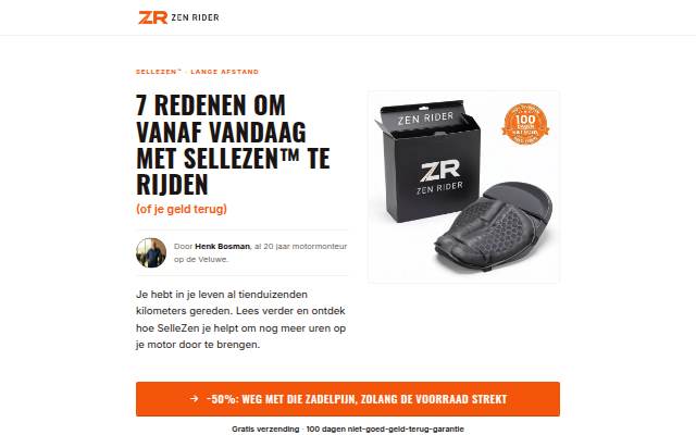 Startseite von ZenRider