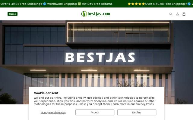 BestJas storefront