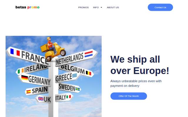 Betas Promo storefront