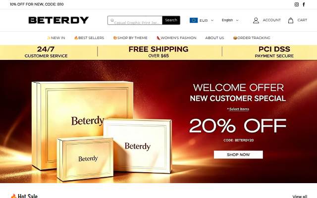 Beterdy storefront