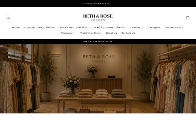 Beth And Rose storefront