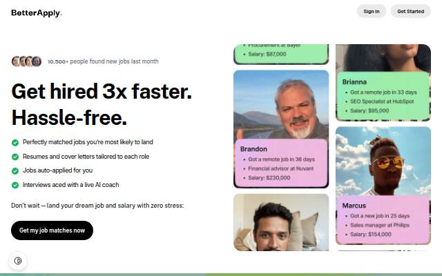 BetterApply storefront