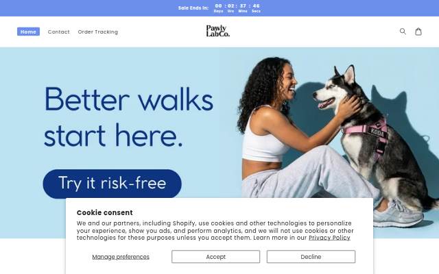 PawlyLab Co. storefront
