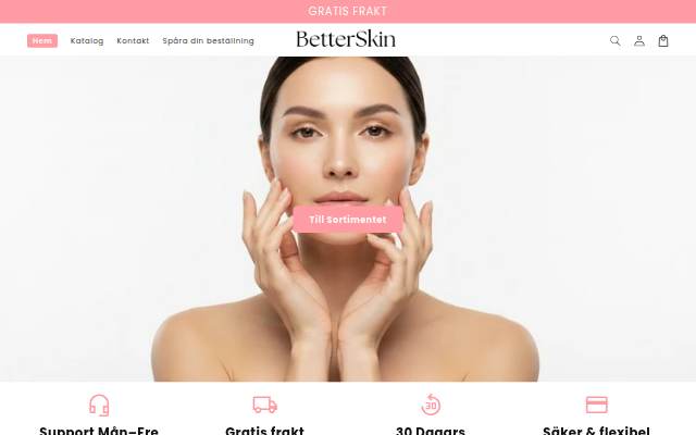 BetterSkin storefront