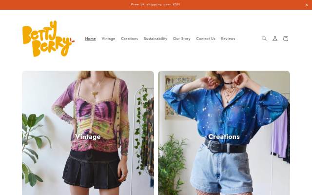Betty Berry storefront