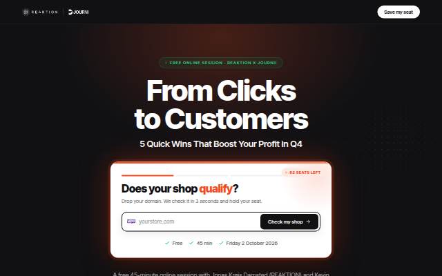 Vitrine de From Clicks to Customers: 5 Quick Wins That Boost Your Profit in Q4