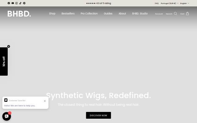 BHBD storefront