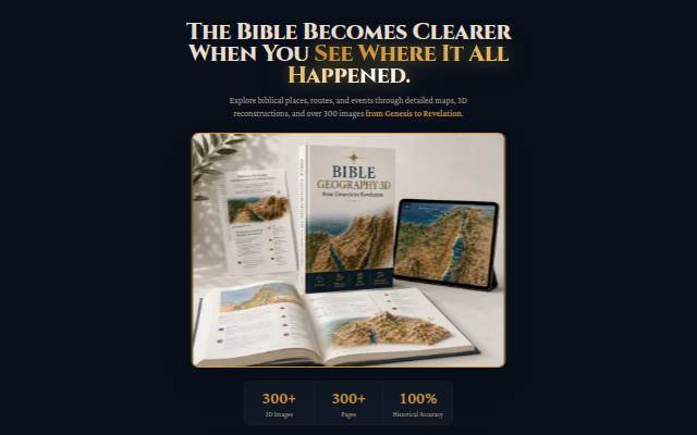 Startseite von Biblical Geography 3D