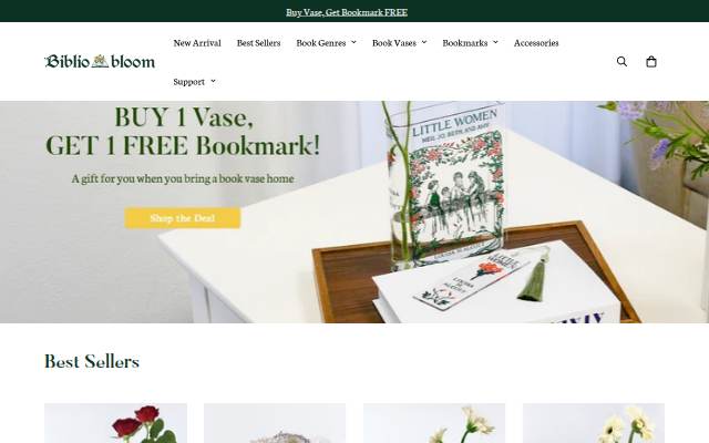 Biblio Bloom storefront