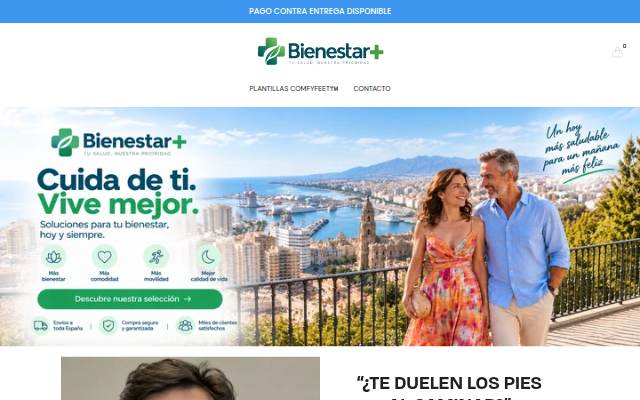 BIENESTAR+ storefront