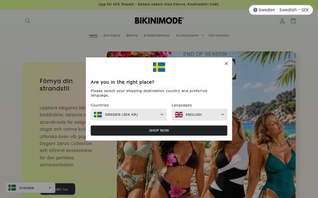 Montra da BIKINIMODE