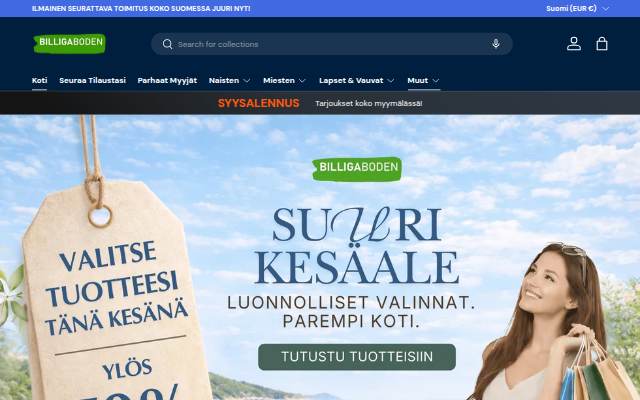 BilligaBoden storefront