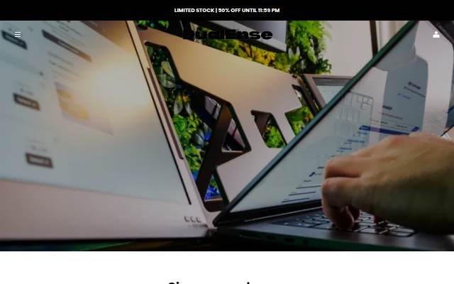 DUALENSE storefront
