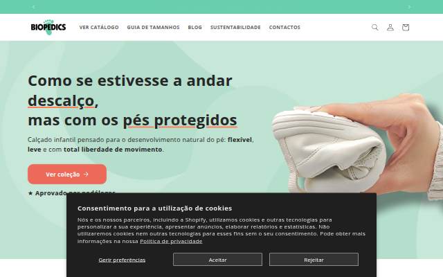 Biopedics storefront