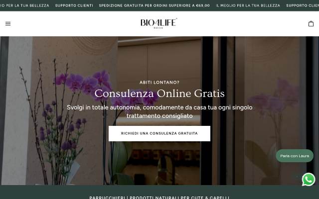 Startseite von Bio4Life
