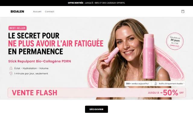 Bioalen storefront