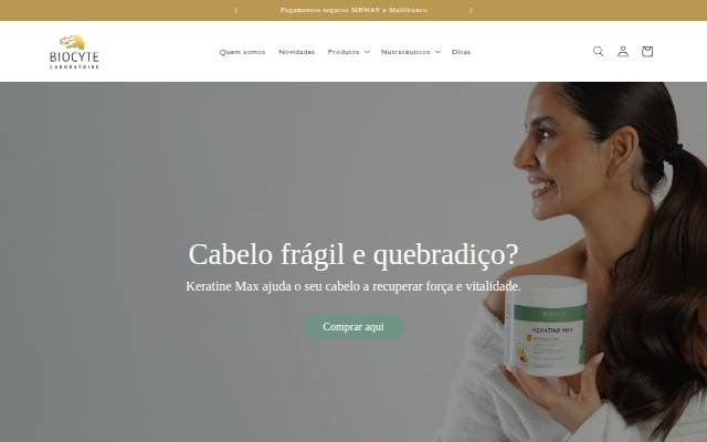 Biocyte Portugal storefront