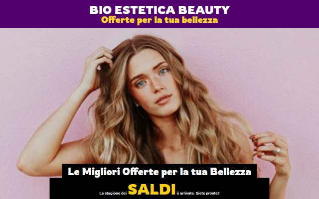 Startseite von Bio Estetica Beauty – Tutti i prodotti del web scontati per te