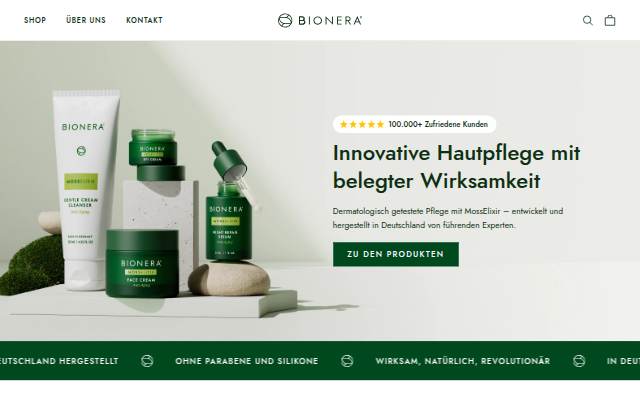 Bionera-DE storefront