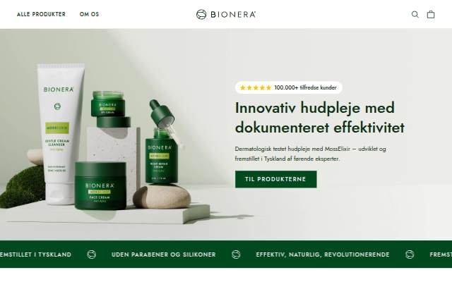 Bionera-DK storefront