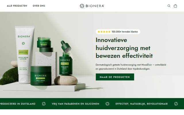 Bionera-NL storefront