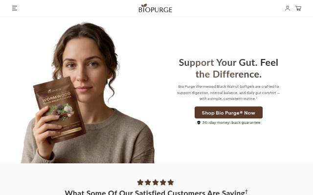 Bio Purge storefront
