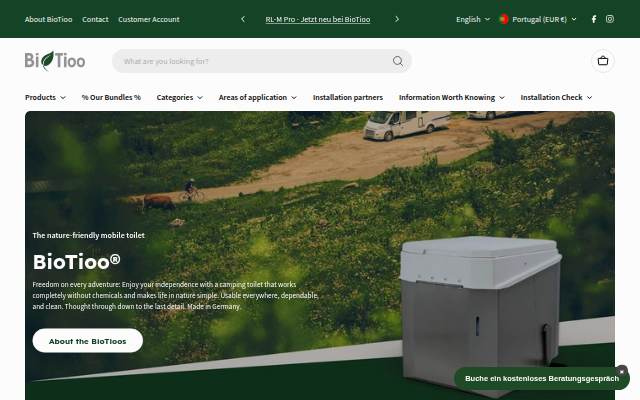 BioTioo storefront