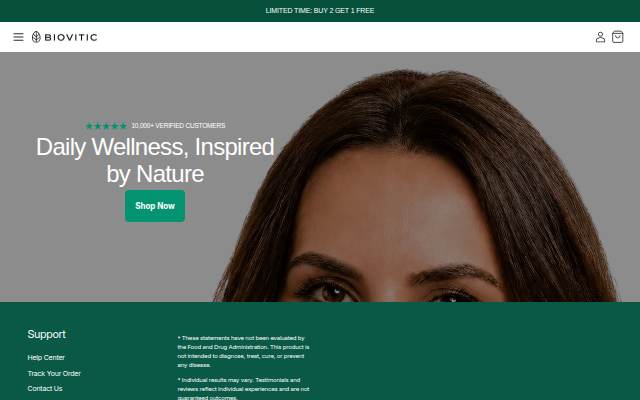 Biovitic storefront