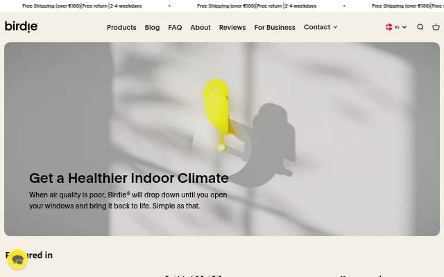Birdie Scandinavia ApS storefront
