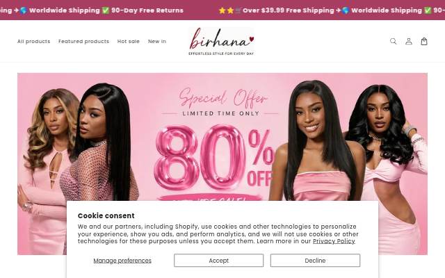 birhana storefront