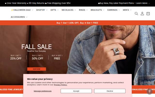 BIRTHSTONES JEWELRY INC storefront