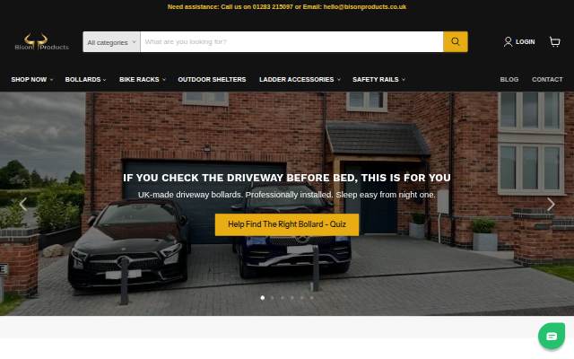 Bison Products storefront