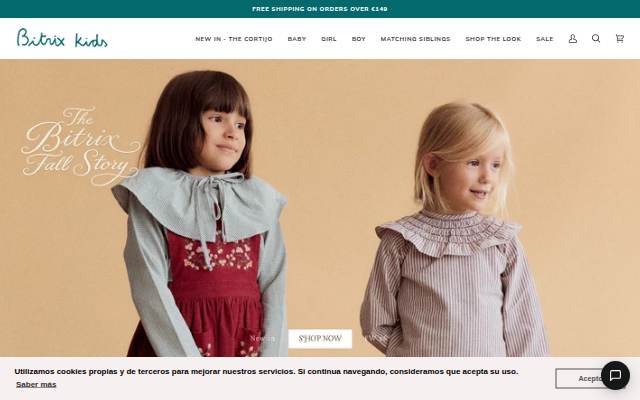 Bitrix Kids storefront